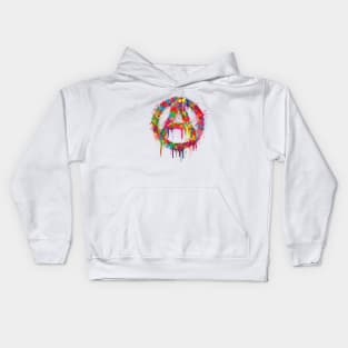 Anarchy Splat Kids Hoodie